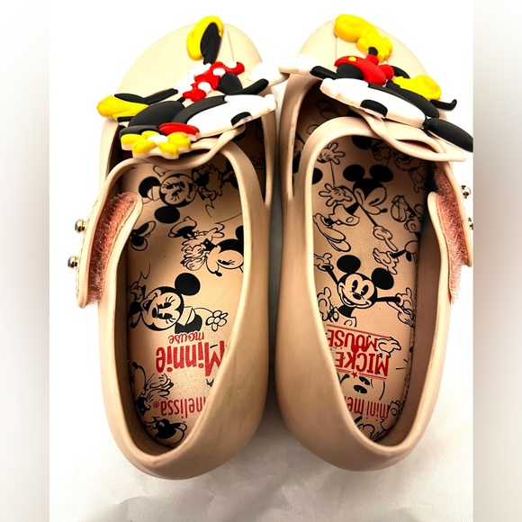 Mini Melissa Mickey and Minnie Mouse Shoes sz 10 - Picture 4 of 8
